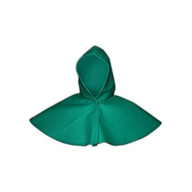 MAGID 280HDVEL SparkGuard Twill Hood with a Nylon Hook and Loop Closure, Green, One Size Fits All