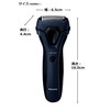 Panasonic ES-RL15-A Men's Shaver, 3 Blades, Can Be Shaved, Blue