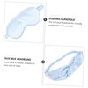Outanaya 1set Silk Eye Mask with Blindfold Hairband and Storage