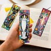 Puraikcmi 6 PCS 5D DIY Diamond Art Bookmarks Kit Cats