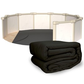 Rhino Pad 12 ft Round Pool Liner Pad for Above Ground Pools | Durable Puncture Resistant Under Pool Mat | Effortless to Install | Strong Eco-Friendly Padding | Extends Life of Swimming Pool Liners