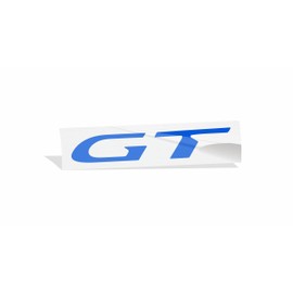 GT Lift Gate Emblem Overlay Decal Stickers - 2023-2024 Dodge Hornet GT - (Color: Reflective Medium Blue)
