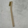Anderson Scratch Brush Brass Wire Plater Curved Wood Handle 73701