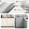 POZEAN Cabinet Knobs Brushed Nickel 30 Pack Cabinet Handles Drawer