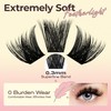 LASHVIEW Lash-Extension-Clusters COMFYLASH D Curl Lash Clusters Natural Look Cluster