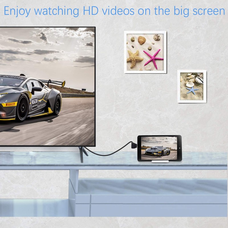 Mini HDMI Adapter,Right Angle 90 Degree Mini HDMI to Standard