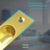 Fihatokus 4 Inch Pocket Door Edge Pull, 304 Stainless Steel
