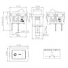LECI RS601 Rocker Switch - 2 Pins 2 Positions 6A/125A