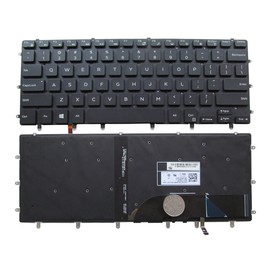 LXDDP Laptop Replacement US Layout Backlit Keyboard for Dell XPS 15 9550 N7547 N7548 9560 for Inspiron 15 7000 15-7558 15-7568 0WDHC2 NSK-LV0BW Black