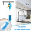 WSOQYEO Water Bottle Cleaner Brush Semi-Automatic Silicone Bottle Brush for