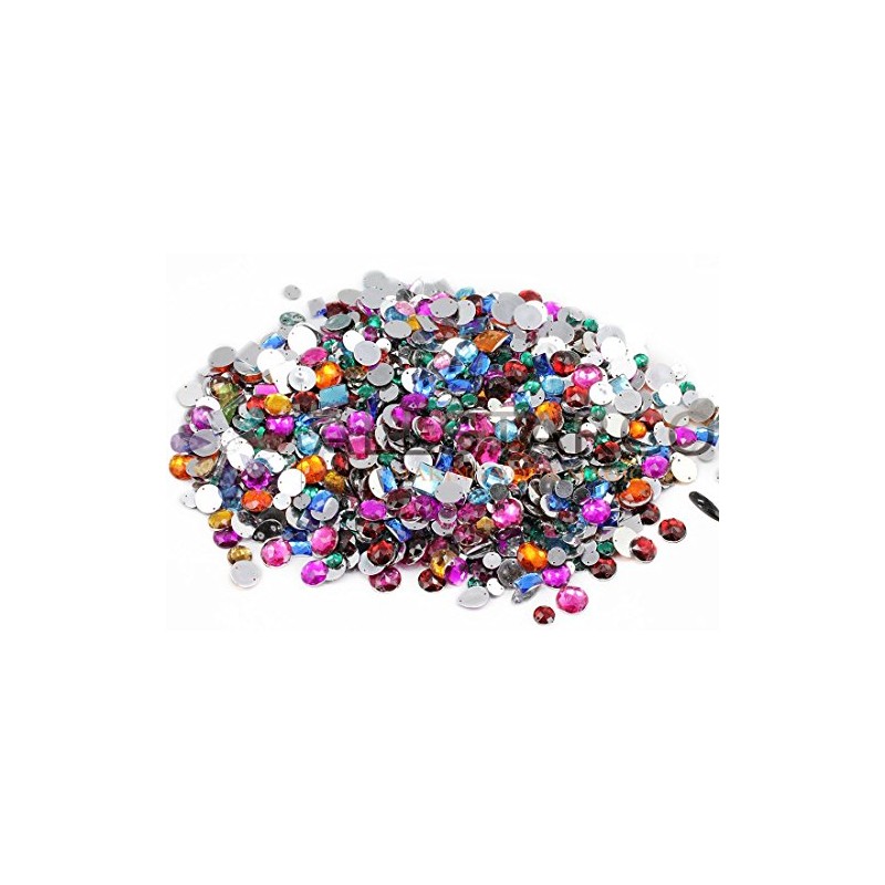 Assorted Crafting Sew On Gems Pack Over 700 Pieces