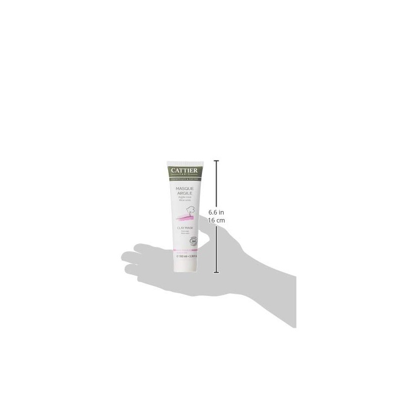 CATTIER PARIS Pink Clay Facial Mask for Sensitive Skin by