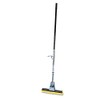 Steel Roller Sponge Mop, Bronze Handle with 12" Wide Yellow