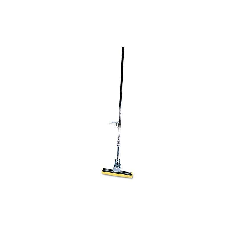 Steel Roller Sponge Mop, Bronze Handle with 12" Wide Yellow