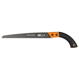Fiskars Pruning Saw, Gifts for Dad, Fixed Handle Tree Cutting Tool, 13", Black/Orange