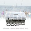 Eacam 75pcs Various Sizes Fishing Rod Guide Tip Fishing Line