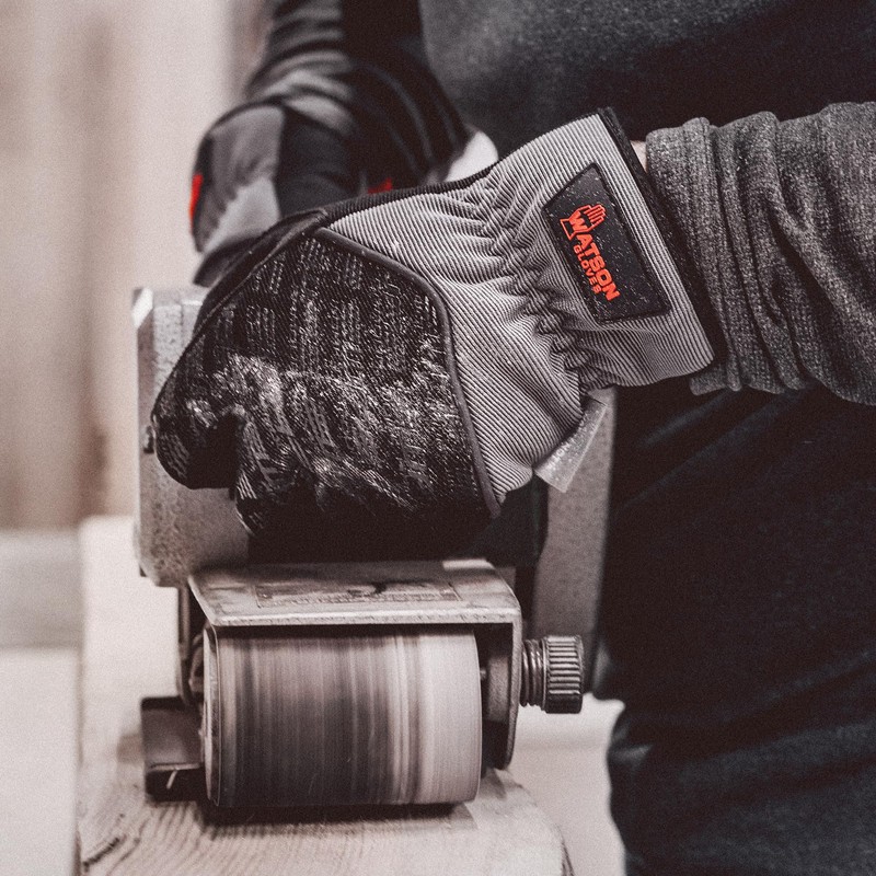 Watson Gloves Oil Change Sustainable Work Gloves: Elastic Cuff, Touchscreen,