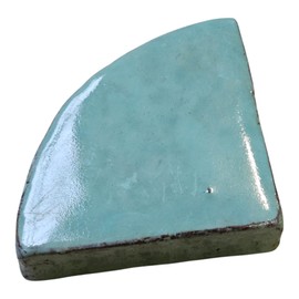 Teramico Saucer Feet for Flower Pots/Planters Blue Anthracite White Stoneware Glazed Completely Frost-Proof (Celadon Green, Set of 3)