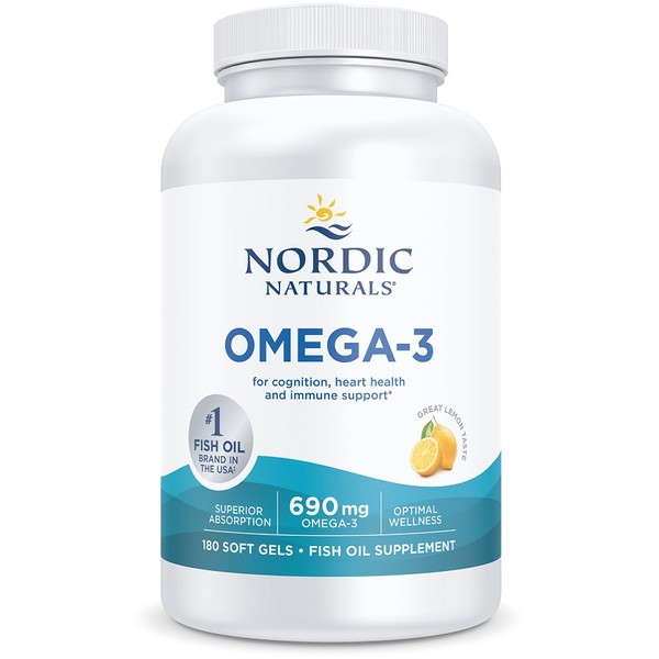 Nordic Naturals Omega-3 690mg SoftGels 180 - Lemon
