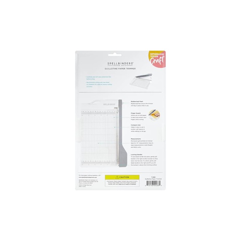 Spellbinders Guillotine Paper Trimmer, White