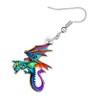 DOWAY Acryl Drachen Geschenke Fantasy Drachen Ohrringe für Damen Mädchen