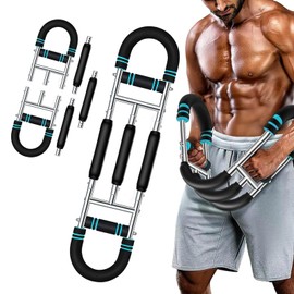 Twister Arm Trainer – Adjustable 170-265lb Resistance Chest Exerciser for Men, 2025 Upgraded Chest Bar for Full-Body Strength Training