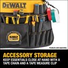 DEWALT Tool Organizer, 37 Pockets and Loops for Tool Storage