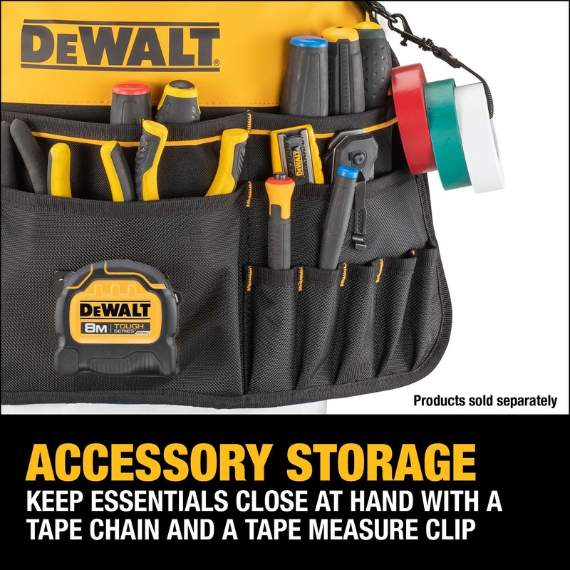 DEWALT Tool Organizer, 37 Pockets and Loops for Tool Storage