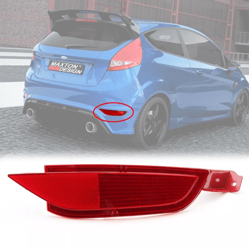 Easy Link Reflector Rear Reflector Bumper Right Compatible with Ford