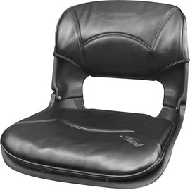 Tempress All Weather Low Back Boat Seat with Quick Disconnect Kit (Black)