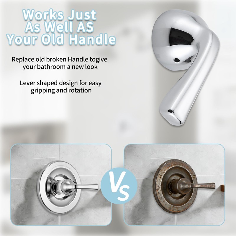 Shower Handle Replacement for Delta RP74148, Compatible with Delta Foundation