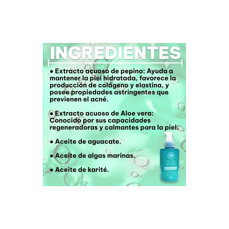 Gel Facial Neutralizador De Ph Hidra Sense 150g