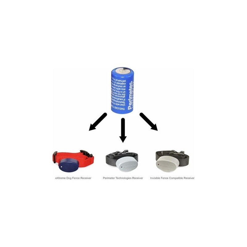 Perimeter Technologies Two Pack Perimeter Pet Fencing Dog Collar Batteries