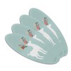 Deer and Flowers Double-Sided Oval Nail File Emery Board Set