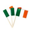 Ireland Flag Irish Small Toothpick Mini Stick Flags Decorations (100