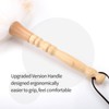 FeelfunFeather Lambswool Duster with Solid Wooden Handle,Leather Hang Strap,Comfortable Grips