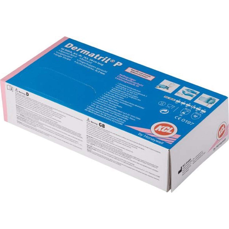 KCL Dermatril P 743 Nitrile Gloves Size 10 Length 280