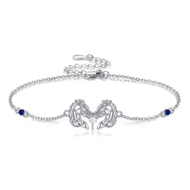 MONGAS Horse Bracelet Sterling Silver Celtic Horse Bracelet Cross Equestrian Jewelry for Women