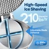VIVOHOME Electric Ice Crusher Shaver 4 Blades Snow Cone Maker