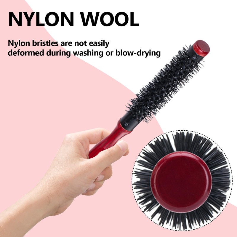 Small Round Brush For Short Hair Quiff Roller Rounded Combs
