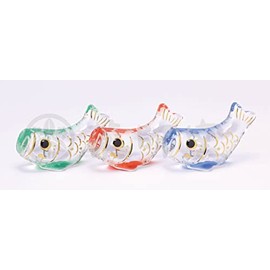 Yakushi Kiln Crystal Carp Streamer Set (Chopstick Rest, Three Colors)