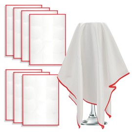 BangBoom 8 Pieces 13.7" x 19.6" Fiber Wine Glass Polishing Cloth, Premium Glass Cleaning Cloth Lint Free, Kitchen Polishing Towels for Glassware Window Stemware Dish Mirrors Eyeglasses (8)