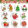 Beeveer 30 Sets Christmas Suncatcher Crafts DIY Window Paint Art