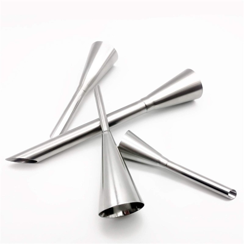 4 Piece Stainless Steel Shoe Cream Piping Tips Confectionery Supplies