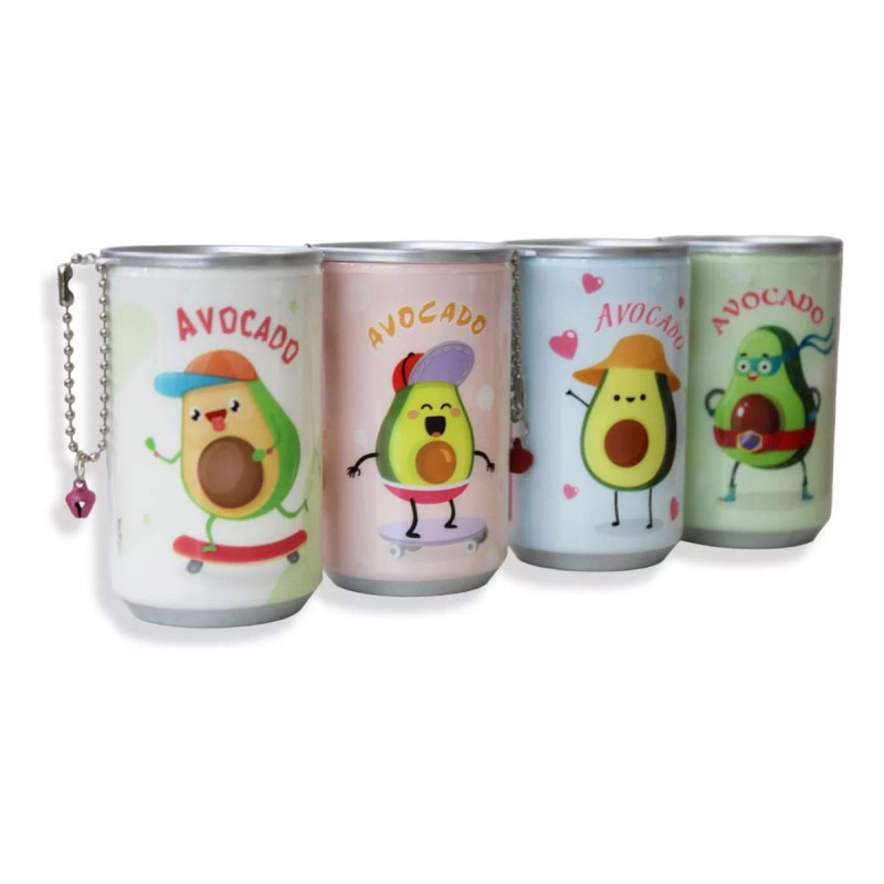 TB 12 Toallitas Desmaquillantes Diseño Avocado Cute En Lata