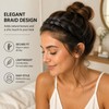 Hair Bundle Kit - Fake Braid Headband - Large Scrunchie