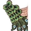 1 Pair Jumbo Shining Peacock Tail Wings with Layers Sew