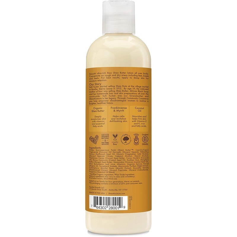 SheaMoisture Body Lotion - Raw Shea - 13 oz