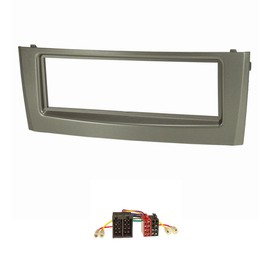 Radio Face Plate Set for Fiat Grande Punto type 199 2005 to 2009 – Grey