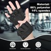 Zocipro Women's Fitness Gloves, (M) Padded Non-Slip Half Gloves for